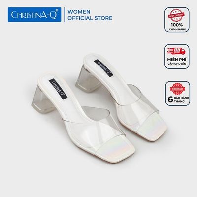 Guốc Nữ Gót Trụ CHRISTINA-Q GUN123G