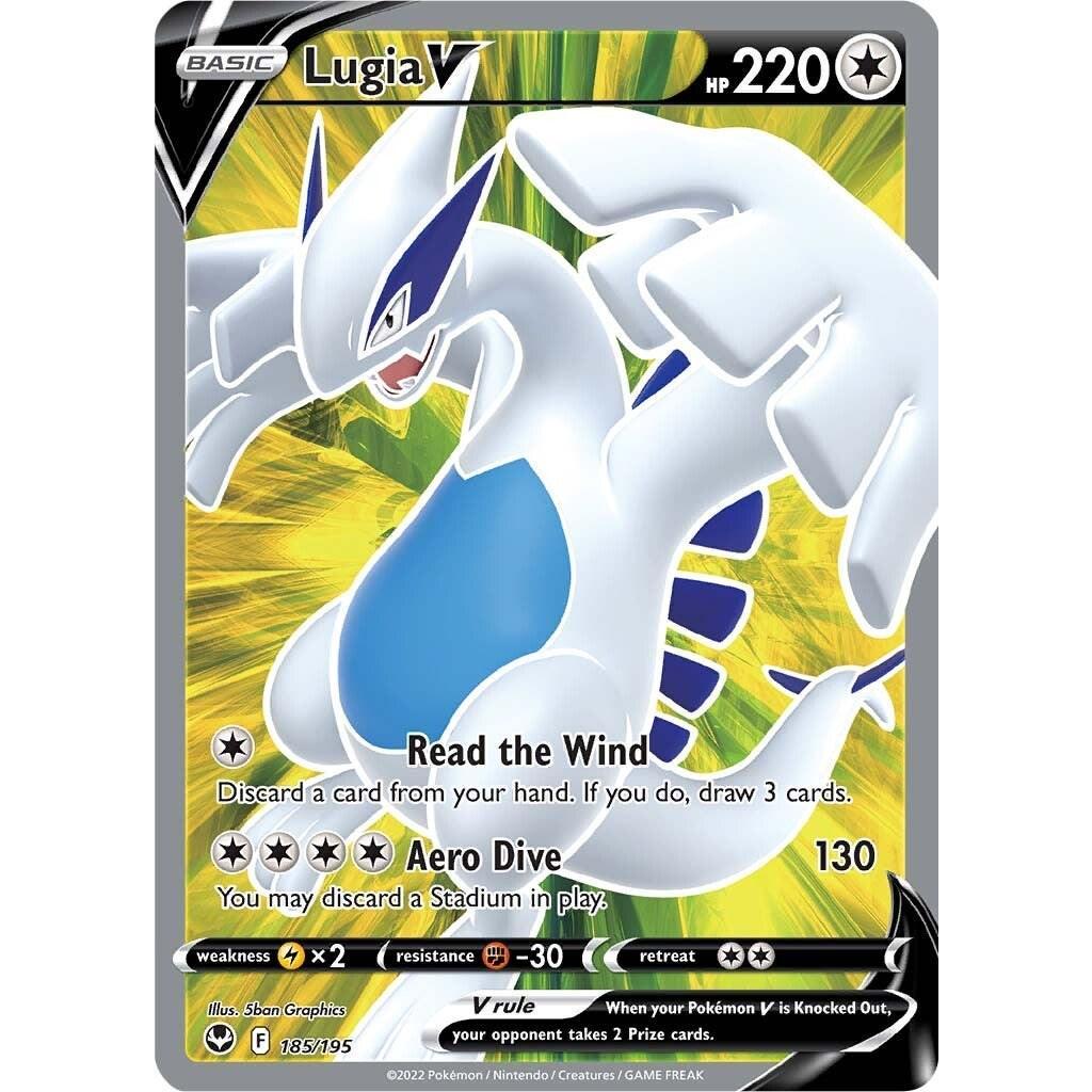 [Chính Hãng] Thẻ bài Pokemon Lugia V 185/195 Silver Tempest