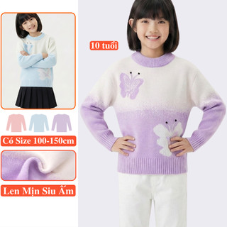  Áo Len Nhung Hình Bướm Cho Bé Gái Kookoo Giữ Ấm Mùa Đông Kookoo thuộc BST: Quần Áo Ấm Mùa Đông Trẻ Em Cho Bé Gái 