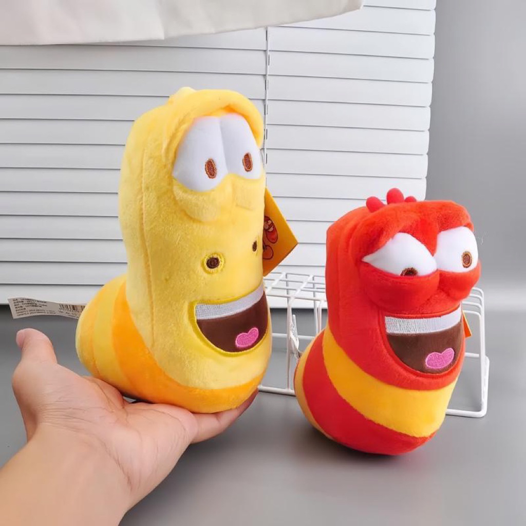 Gấu Bông Ấu Trùng Larva Siêu Cute Vải Miniso Mềm Mịn Đồ Chơi Toy