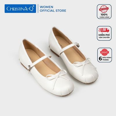 Giày Búp Bê Nữ Mũi Tròn CHRISTINA-Q GBB212I