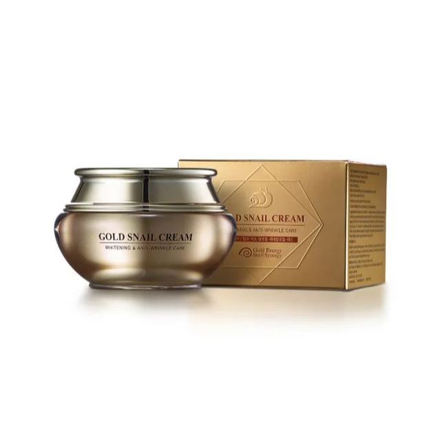 Kem Dưỡng Da Ốc Sên Gold Energy Snail Synergy Cấp Ẩm Sâu, Tăng Sức Sống Cho Da Gold Snail Cream 50ml
