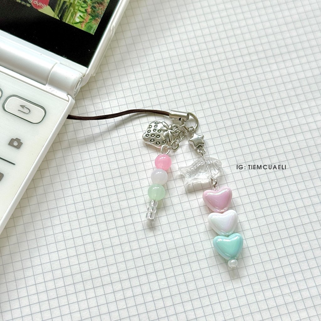Phone strap I Dây đeo điện thoại charm Bánh Dango I Airpods I Dây đeo Bánh Đoàn tử Nhật I by Eli