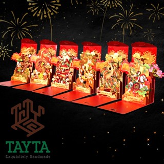   MỚI NHẤT 2026  Set 6 Bao Lì Xì 3D Popup Độc Đáo TAYTA Tết Việt Nam 