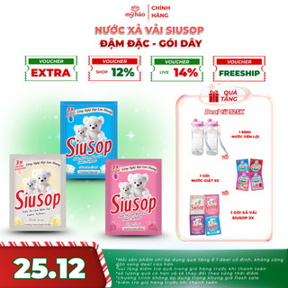  Nước Xả Vải Đậm Đặc 3X Siusop | Tiết Kiệm Và Tiện Lợi | Gói 20G x 120 