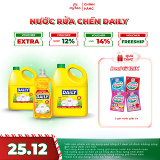 Nước Rửa Chén An Toàn Cho Da Daily Mỹ Hảo | Tiết Kiệm Hiệu Quả | Bình 3.5KG 
