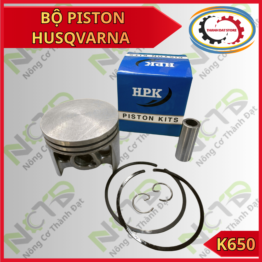 Bộ PISTON - Séc Măng Bạc HUSQVARNA  K650
