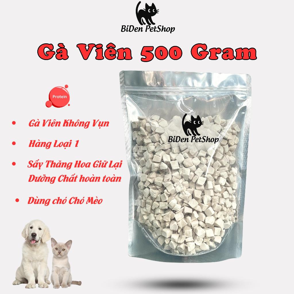Gà Sấy Túi 500gr, Ức Gà sấy khô cao cấp, Giàu Dinh Dưỡng Dành Cho Mèo và Chó