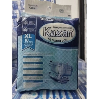 Bỉm dán người lớn  Phú Đạt /Kazan 10 gói (100 miếng )Size M/L- XL. Siêu tiết kiệm