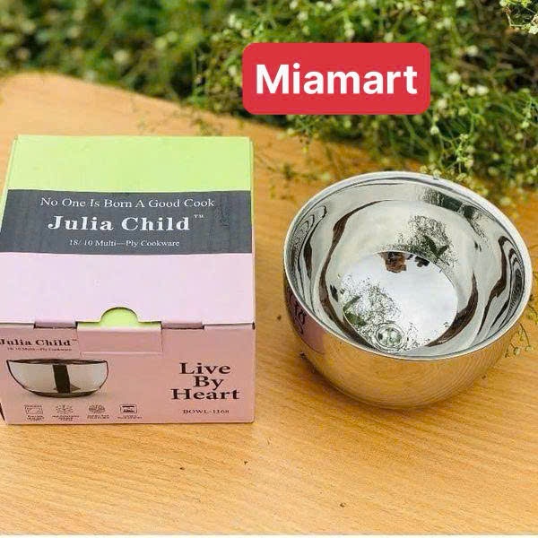 Bát tô inox 2 lớp Julia Child 12cm - 20cm