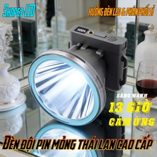  Đèn đội đầu pin mỏng ML66 ML77 ML88 ML99 phiên bản thái lan nâng cấp chip led laser sáng hơn  hộp nhựa dây cáp sạc  