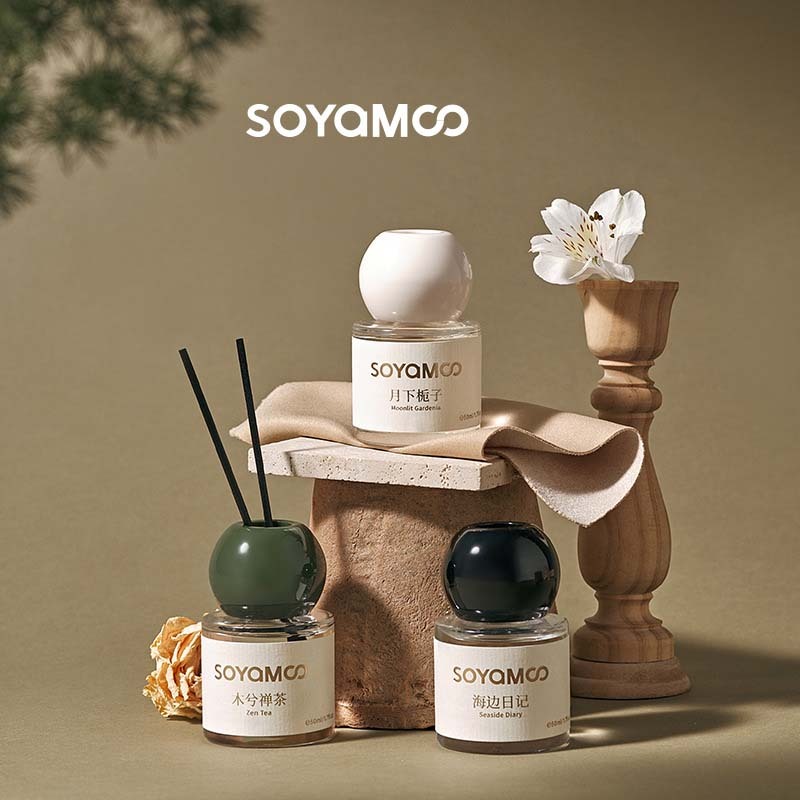 Tinh dầu thơm phòng SOYAMOO Wild Forest 50ml - Tinh dầu khuếch tán hương trà xanh, hoa nhài, biển