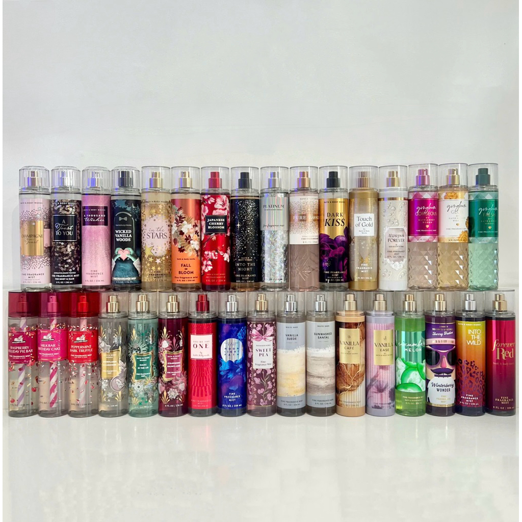 [AUTH MỸ] XỊT THƠM BODYMIST MẪU MỚI HOT NHẤT - BATH & BODY WORKS