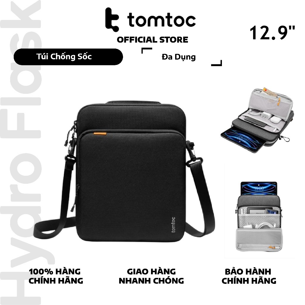 Túi Đeo Chéo Tomtoc (USA) Tablet Shoulder Bag For 12.9-Inch New Ipad Pro 2022-2018 H13-B03
