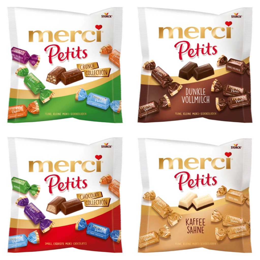 KẸO SOCOLA MERCI PETITS 125G ĐỦ VỊ