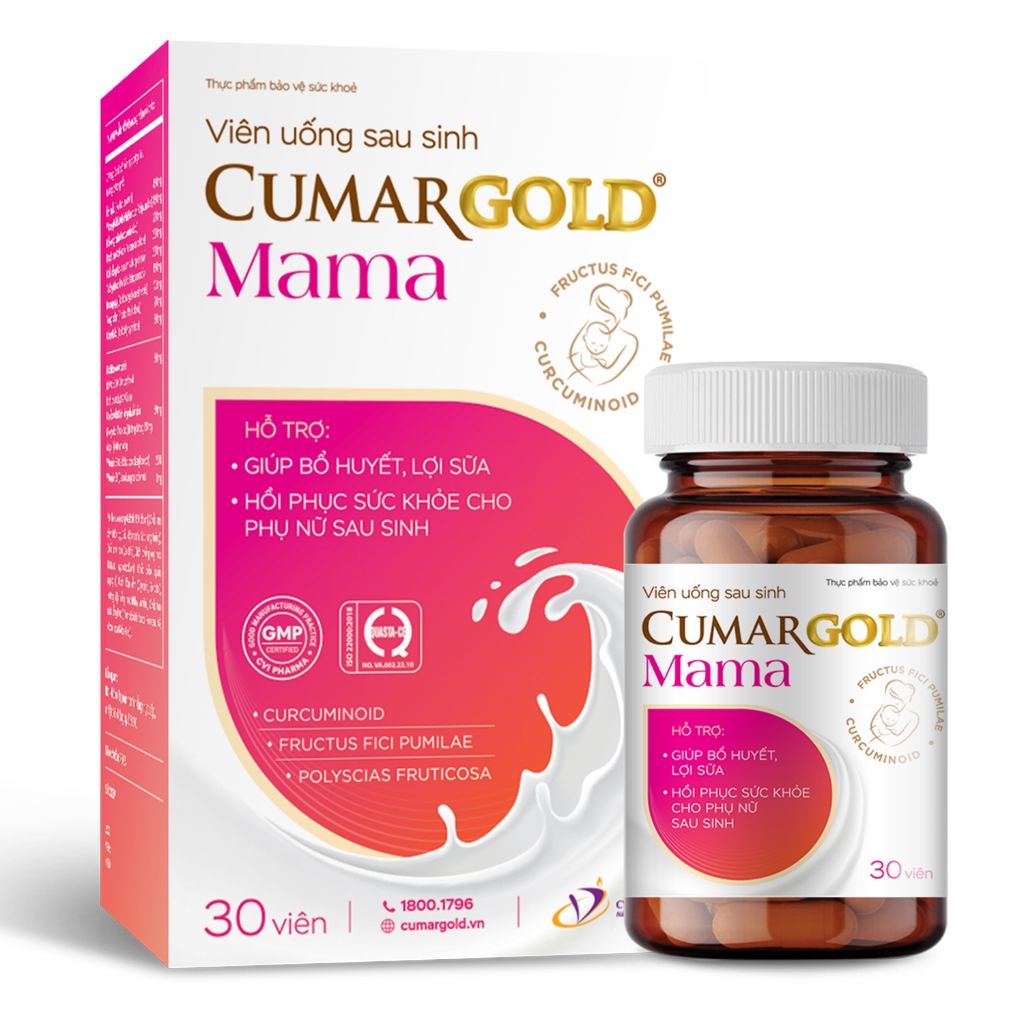 CUMARGOLD MAMA Viên uống sau sinh CVI