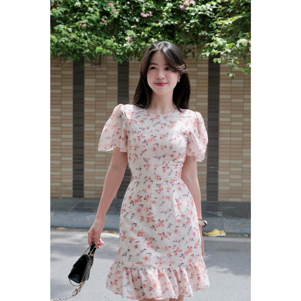 Mina dress hồng cam of Jasmine 2025