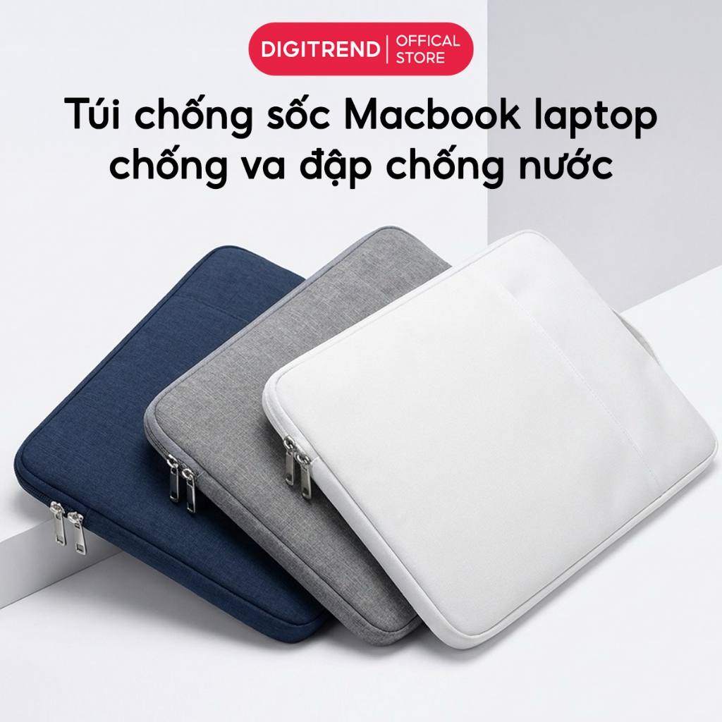 Túi Chống Sốc Macbook Laptop Chia Ngăn Túi Đựng Laptop Chống Nước Lót Nhung Chống Trầy Xước