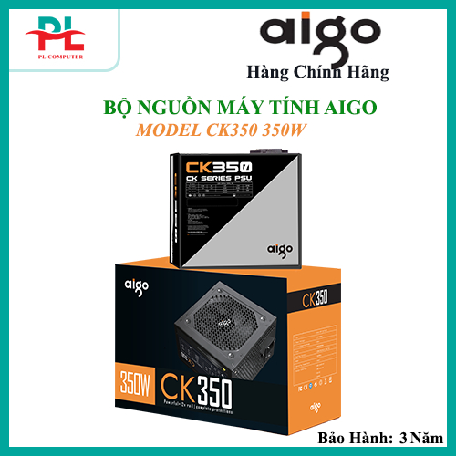 NGUỒN MÁY TÍNH AIGO  CK350 CK450 CK550  - Hàng Chính Hãng ( Bảo Hành 36 Tháng)