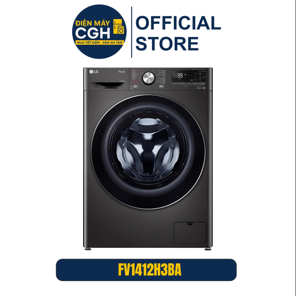 Máy giặt LG FV1412H3BA tích hợp sấy Inverter giặt 12 kg - sấy 7 kg