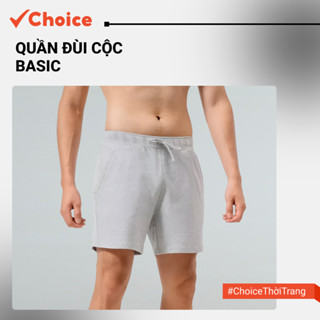   Choice  Quần Đùi Cộc FA1-2979-5 Basic Chất Liệu Vải Da Cá Coton Menswear Pants Nam 