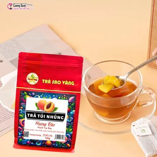 Trà Sao Vàng (Túi Nhúng) gói 100gr nhiều vị ( Đào, Vải....)