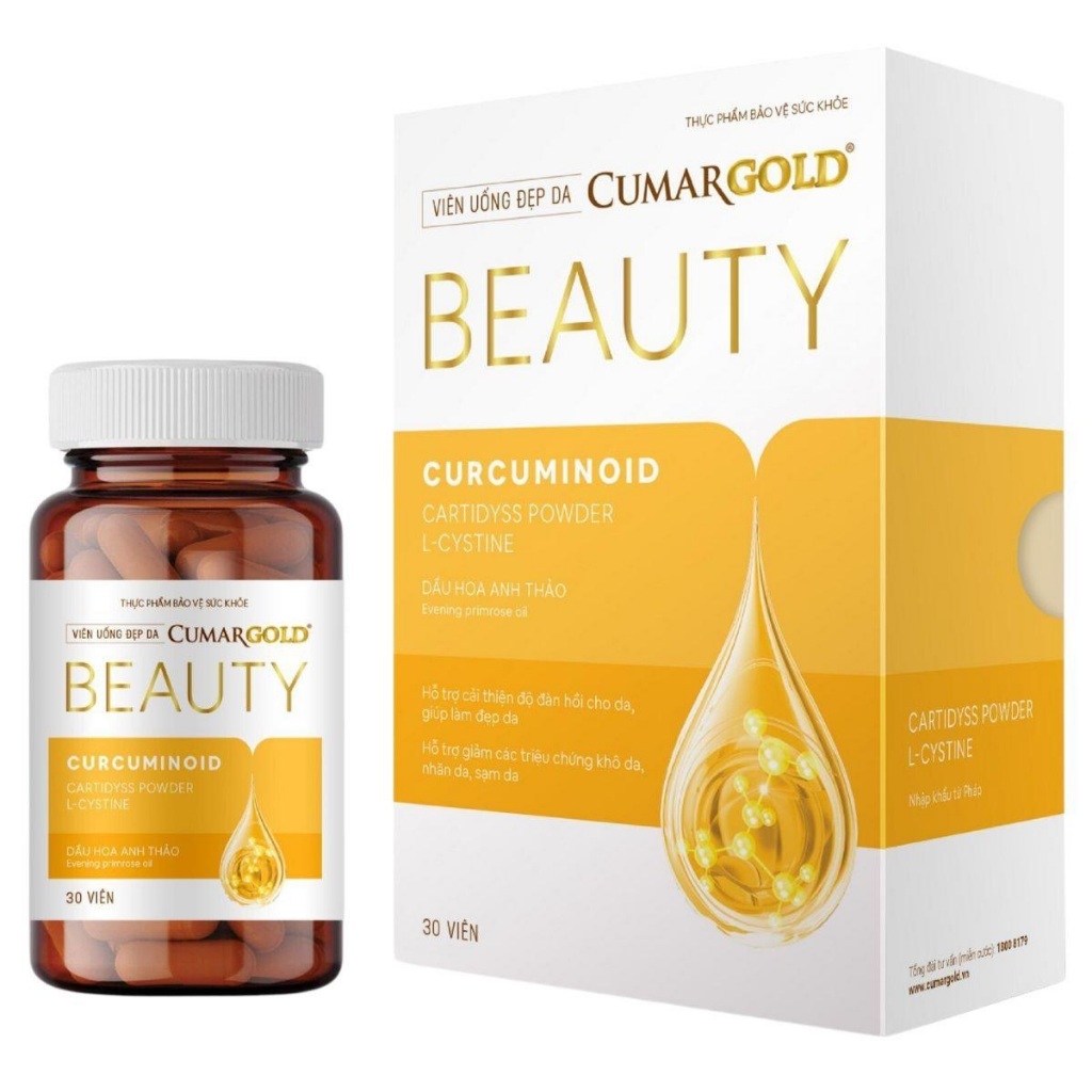 CUMARGOLD BEAUTY Viên Uống Đẹp Da CVI