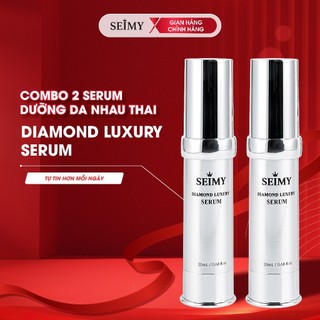  Combo 2 Chai Serum tinh chất dưỡng da nhau thai Seimy - Diamond Luxury Serum 20ml 