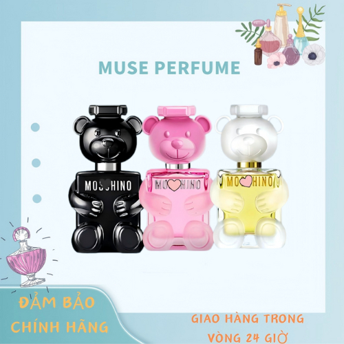 Nước hoa nữ gấu hồng Moschino Toy 2 Bubble Gum EDT 100ml /Moschino Toy 2 Bubble Gum女士香水 100ml