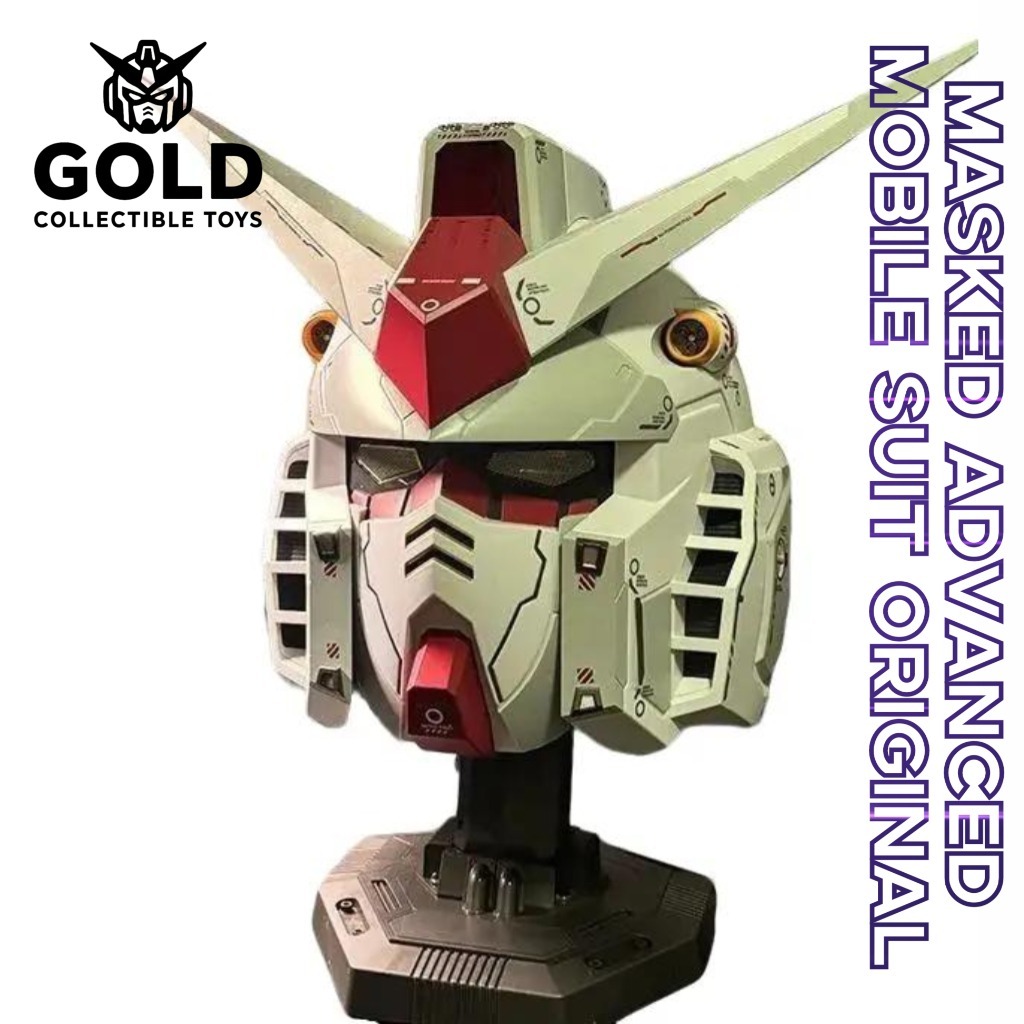 Mặt Nạ Gundam Full Helmet Mobile Suit Có Đèn LED Đội Được Cosplay Trang Trí Mũ Gundam Cao Cấp
