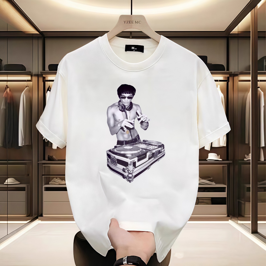 Y2k Áo phông mùa hè hàng đầu Ban nhạc rock nam và nữ Ban nhạc jazz hip-hop đường phố Mỹ Cotton Bar D