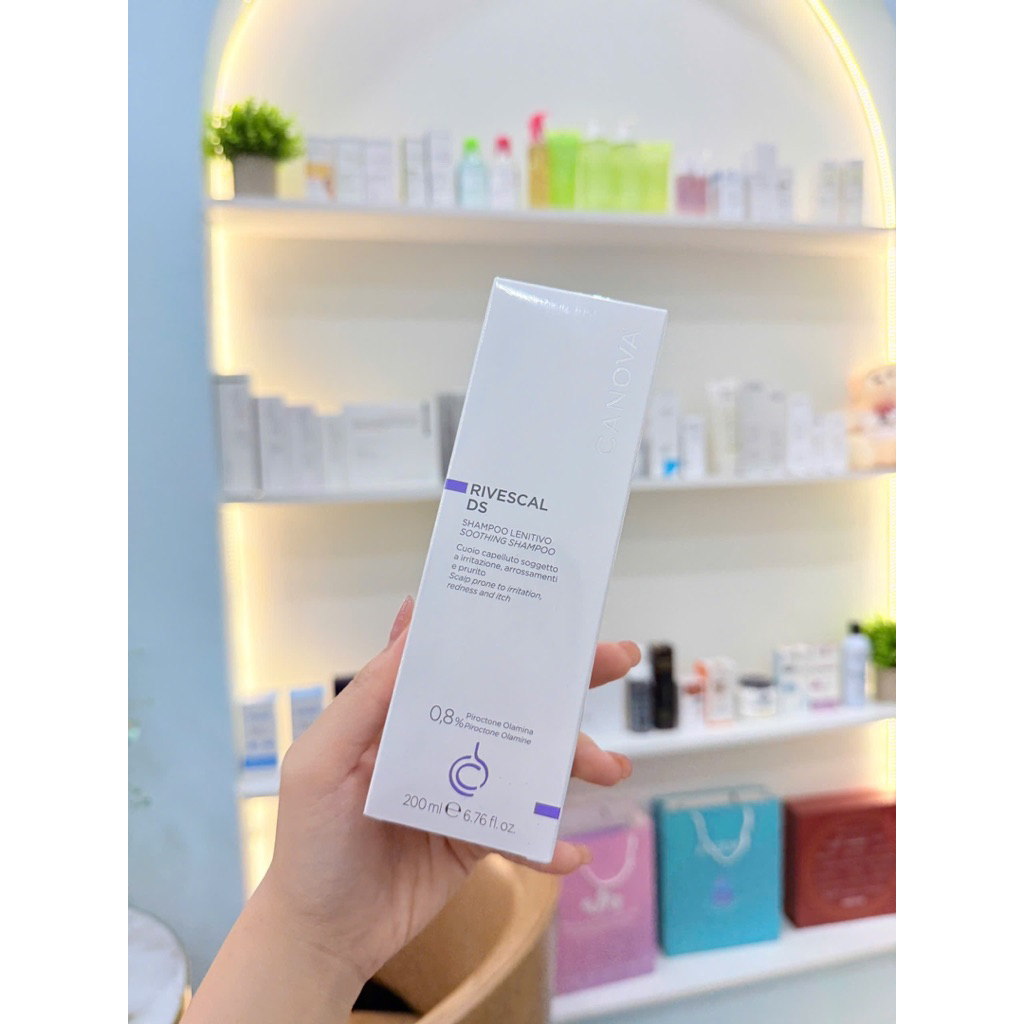 CANOVA RIVESCAL DS SHAMPOO - DẦU GỘI CẢI THIỆN TÌNH TRẠNG NẤM, LÀM DỊU DA DÀNH CHO DA BỊ KÍCH ỨNG, D