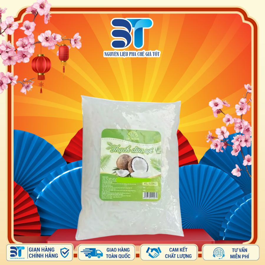 Thạch Dừa Sợi Lotus Food - 1.5 Kg