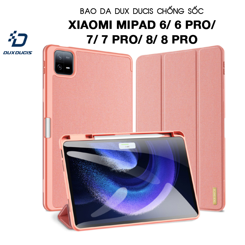 [Hỏa Tốc HCM] Bao da DUX DUCIS Xiaomi MiPad 6/ 6 Pro/ MiPad 7/ 7 Pro/ MiPad 8/ 8 Pro (DOMO SERIES) -