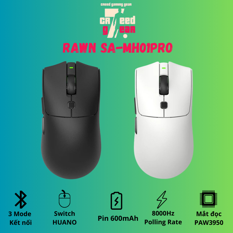 Chuột không dây RAWM SA-MH01 PRO