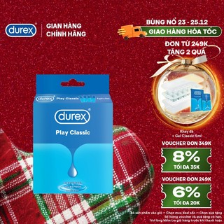   Mới  Gel bôi trơn Durex Play Classic Hộp 3 gói x 5ml 