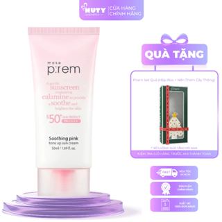  Kem Chống Nắng Vật Lý Cải Tiến Mới Make P:rem UV Defense Me Soothing Pink Tone Up Sun Cream  50ml  