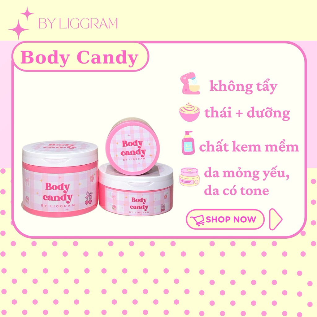 Body Candy - Kem Dưỡng Trắng Da Toàn Thân By Liggram
