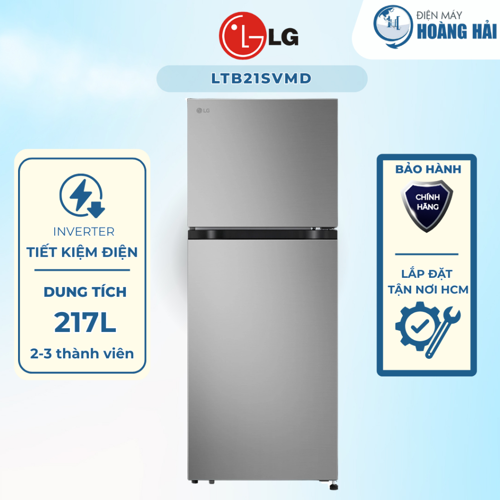 LTB21SVMD | Tủ lạnh LG 217 lít LTB21SVMD - Hàng chính hãng