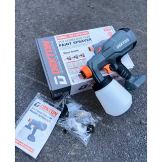  Thân Máy Phun Sơn Dekton M21-SPS1000  xám  | Lưu Lượng 900ml phút | Bình 1000ml | Chân Pin Phổ Thông 