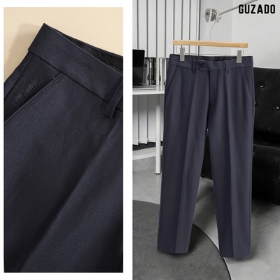 Quần Tây GUZADO Form Regular Fit Cạp chắc chắn Dáng Vừa Dễ Phối Đồ, Phong Cách Lịnh Lãm  MTR03R