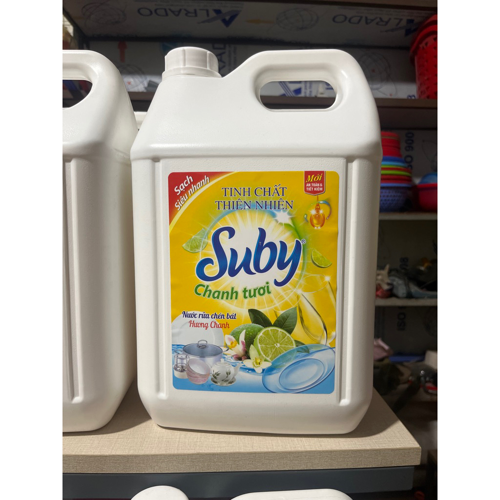 nước rửa chén bát SuBy hương chanh 10L