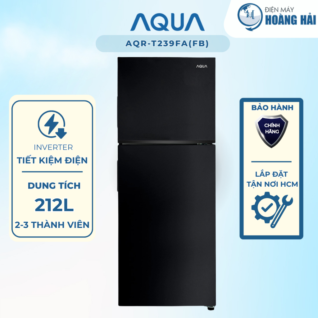 AQR-T239FA(FB) | Tủ lạnh Aqua Inverter 212 lít AQR-T239FA(FB) - Hàng chính hãng