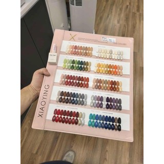 Set sơn mynayin 152 màu cao cấp (Tặng  2 bảng màu và baáeop và khung gỗ kệ)
