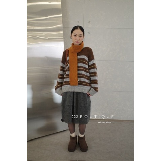 Chân váy dạ chun Iu 3793 hàn quốc