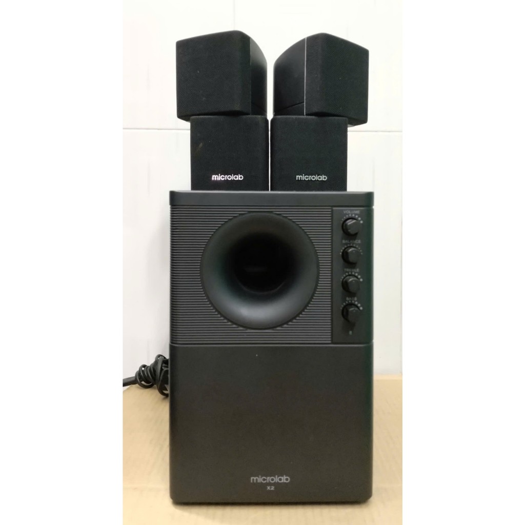 Loa vi tính 2.1 Microlab X2 đồ cũ nghe tốt 100%