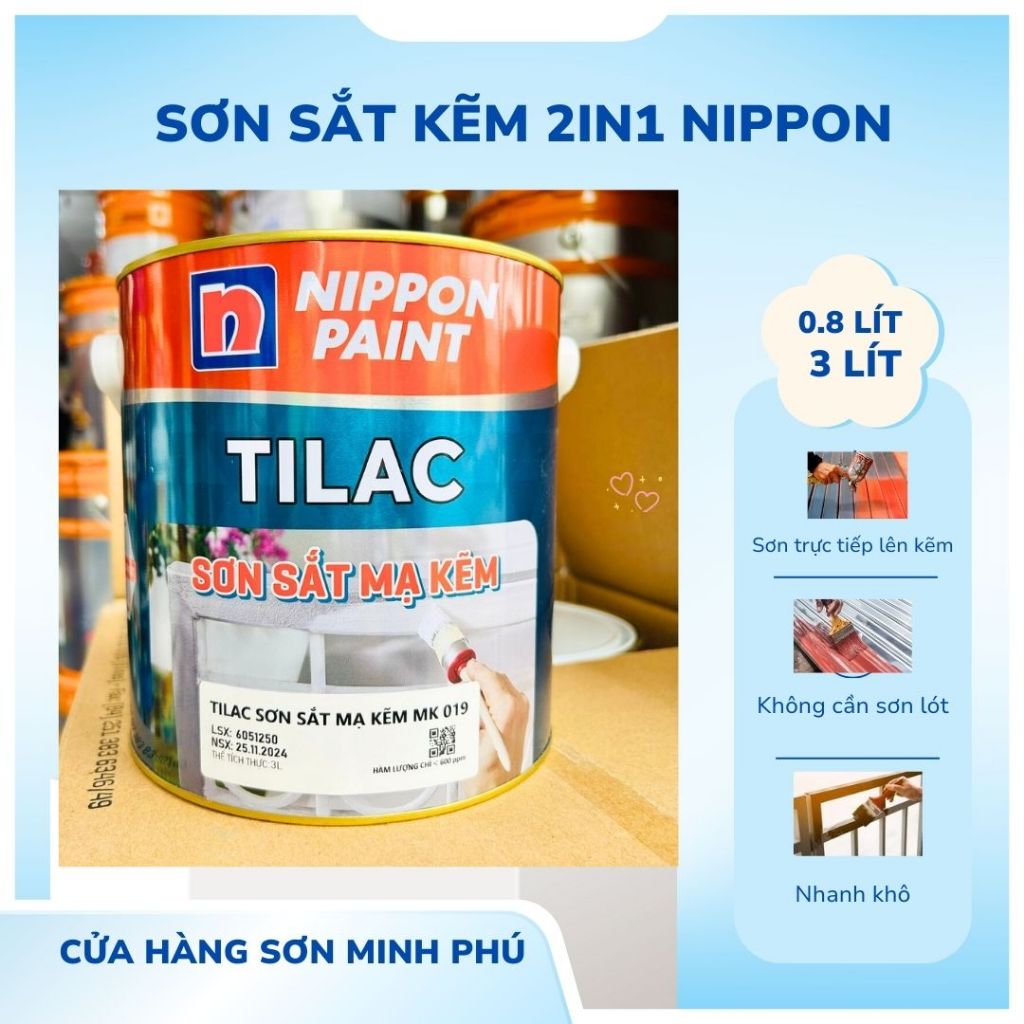 Sơn Nippon Tilac sắt mạ kẽm