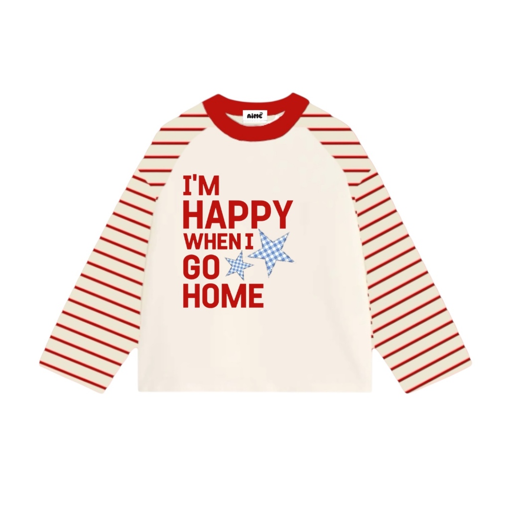 [LINK MỚI Ver2] Aimesaigon Áo Thun Tay Dài Raglan Phối Sọc Ngang Long Sleeve Boxy AIMÉ Form Rộng Cổ Tròn Áo Thu Đông | BigBuy360 - bigbuy360.vn