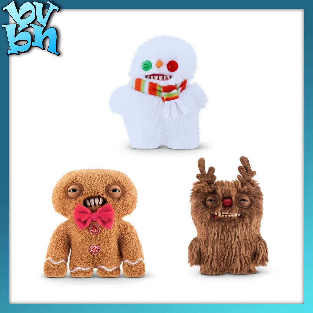 Fuggler Festive Fuggs 9" Series Đồ Chơi Gấu Bông Fuggler Chính Hãng ZuruToys