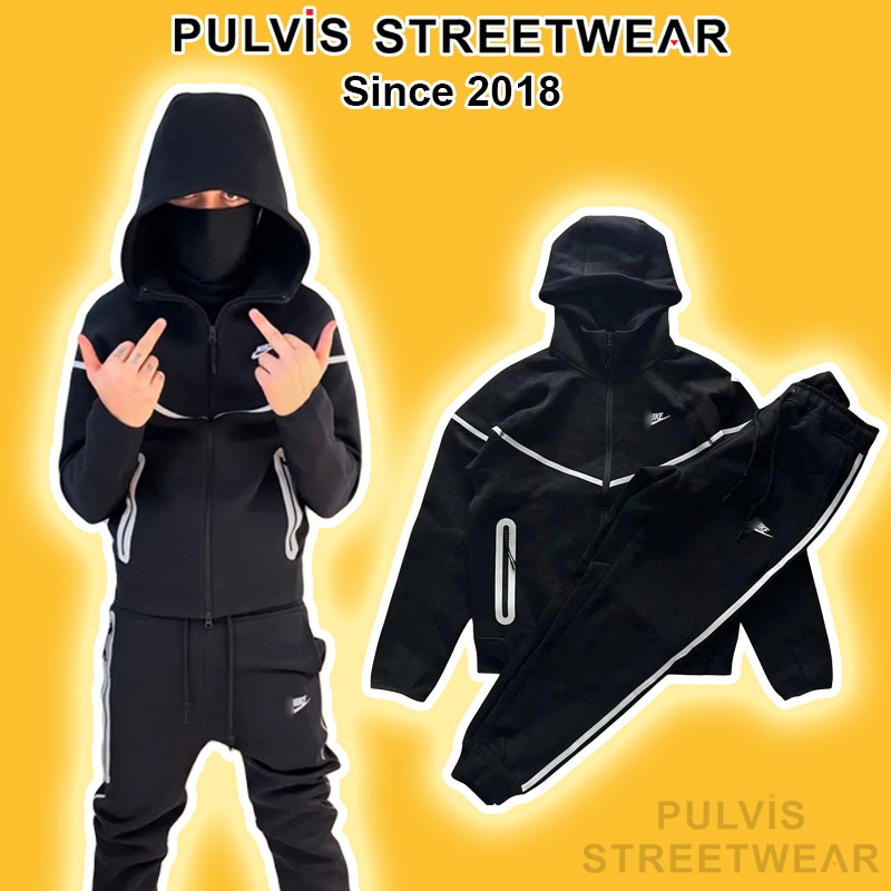 ⚡️[Mirror Quality] - Set Quần Áo Sportswear Tech Fleece Full Zip Windrunner Reflective Details Hoodi